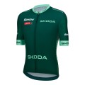 Heren Fietskleding Santini Vuelta Espana groene trui 2024