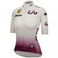 Dames Fietskleding Wit dames T-shirt Tour de France 2024