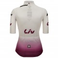 Dames Fietskleding Wit dames T-shirt Tour de France 2024