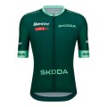 Heren Fietskleding Santini Vuelta Espana groene trui 2024