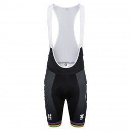 Heren Fietskleding Kalas Alpecin Deceuninck 2024 Elite koersbroek Zwart-WC