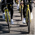 Heren Fietskleding Team Visma Lease a Bike lange koersbroek 2025