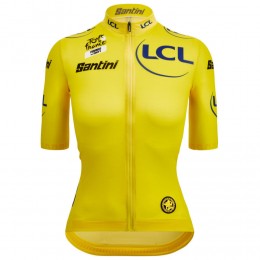 Dames Gele Tour de France 2025 Fan Line Trui