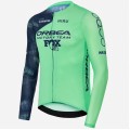 Heren Fietskleding Hiru Orbea Factory Team 2025 Lab Aero trui met lange mouwen