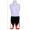 KUOTA Korte fietsbroeken Bib met zeem wit rood 2013 655