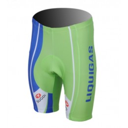 Liquigas Cannondale Pro Team Korte fietsbroeken met zeem groen 2013 664