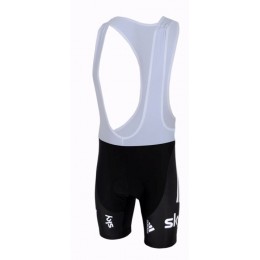2013 Team Sky UCI Korte fietsbroeken Bib met zeem zwart wit 4525