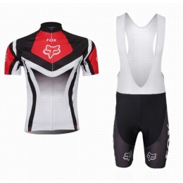 2014 Fox Racing Fietspakken Fietsshirt Korte+Korte koersbroeken Bib rood 1003