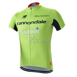 2015 Garmin Cannondale Fietsshirt Korte Mouwen groen 1598