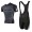 2015 Cube zwart Fietskleding Fietsshirt Korte+Korte Fietsbroeken Bib 2447