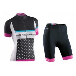 Northwave Dames zwart Fietskleding Fietsshirt Korte+Korte fietsbroeken 2016036168