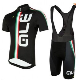 2016 ALE zwart Fietskleding Fietsshirt Korte+Korte Fietsbroeken Bib 2016036512