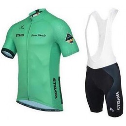 2016 Strava groen Fietskleding Fietsshirt Korte+Korte Fietsbroeken Bib 2016036679