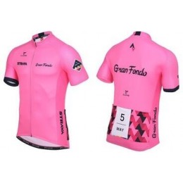 2016 Strava Fietsshirt Korte Mouw rose 2016036659