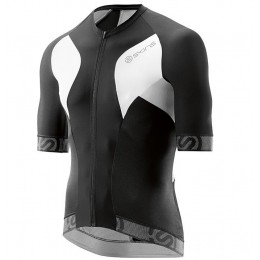2016 Skins Tremola Fietsshirt Korte Mouw zwart wit 2016036658