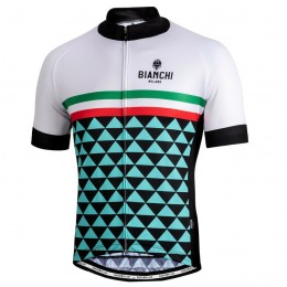 2022 Bianchi Milano Codigoro White Wielerkleding Fietsshirt Korte Mouw 8wZIh
