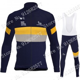 Novo Nordisk 2022 Pro Team Fietskleding Fietsshirt Lange Mouw+Lange Fietsbroek Bib 202201142