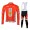 Ferrari Team Castelli Cipollini Fietskleding Fietsshirt Lange Mouwen+lange fietsbroeken Bib zeem 975