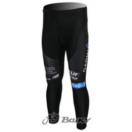 Garmin Cervelo Pro Team lange fietsbroeken met zeem geel 4749