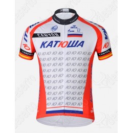 Katusha Team Fietsshirt Korte mouw 1083