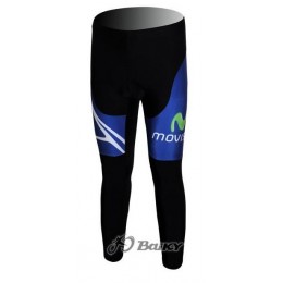 Movistar Team lange fietsbroeken met zeem blauw 4772