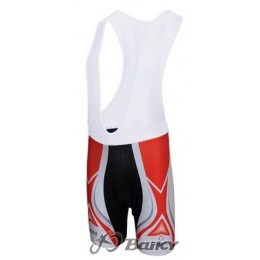 Nalini Pro Team Korte fietsbroeken Bib met zeem rood 395