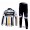 RadioShack Trek Nissan Livestrong Fietspakken Fietsshirt lange mouw+lange fietsbroeken wit zwart geel 4397