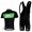 SKY Pro Team Fietspakken Fietsshirt Korte+Korte koersbroeken Bib zwart groen 550