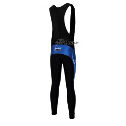 Saxo Bank Sungard Pro Team lange fietsbroeken Bib met zeem blauw zwart 518