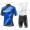 2018 Giant Elevate blauw Fietskleding Set wielershirt korte mouwen+koersbroek kort Bib 33nl10033
