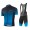 2020 LOFFLER Evo Fietskleding Wielershirt Korte Mouw+Korte Fietsbroeken Bib Blauw Zwart 8KYOP 8KYOP