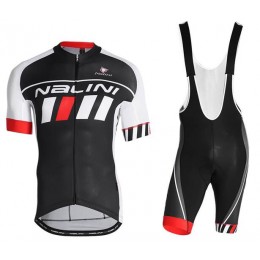 NALINI Firenze Fietskleding Wielershirt Korte Mouw+Korte Fietsbroeken Bib Zwart Rood 9UJ3D 9UJ3D