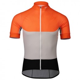 2020 POC Essential Road Light Fietsshirt Korte Mouw Gris Orange 3BON8 3BON8
