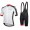 2020 RH+Logo Fietskleding Wielershirt Korte Mouw+Korte Fietsbroeken Bib Wit Zwart Rood 81V29 81V29
