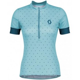 2020 Dames SCOTT Endurance 20 Fietsshirt Korte Mouw Blau 2020329