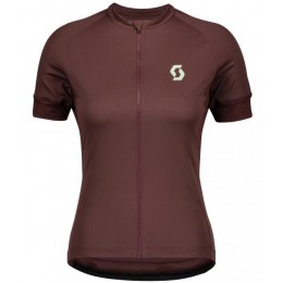 Dames SCOTT ENDURANCE 10 Fietsshirt Korte Mouw bruin 2020 2020326