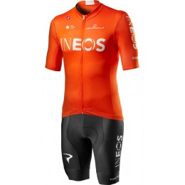 TEAM INEOS 2020 training edition Set Fietsshirt Korte Mouw+Korte fietsbroeken Bib CASTELLI Fietsen Profteams 2020029