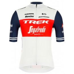 TREK-SEGAFREDO 2020 Fietsshirt Korte Mouw langer Reißverschluss SANTINI Fietsen Profteams 2020046