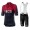 2019 INEOS Profteams rood Fietskleding Set Fietsshirt Korte Mouw+Korte fietsbroeken DNHI883