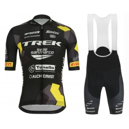 2019 Trek Selle San Marco Fietskleding Set Fietsshirt Korte Mouw+Korte fietsbroeken OFHP164