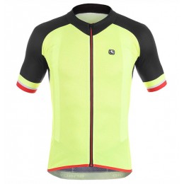 Giordana 2017 Team Silber Line zwart-geel Fietsshirt Korte Mouw 968KLBXJ 2017082278