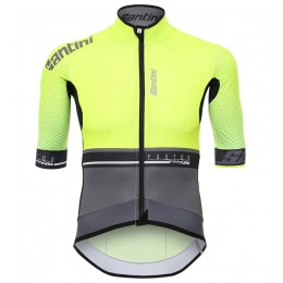 Santini Profteams 2017 Photon 30 geel Fietsshirt Korte Mouw 182DZALY 2017082339