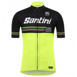 Santini Profteams 2017 Beat 30 geel Fietsshirt Korte Mouw 866AJZYI 2017082321