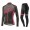 2017 Liv Accelerate Dames zwart-Rose Fietskleding Wielershirt lange mouw+Lange fietsbroeken Bib 2492