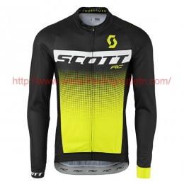 2017 Scott Rc zwart wit geel Fietsshirt lange mouw 201717594