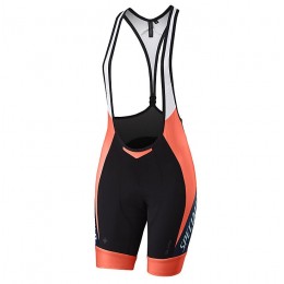 2017 Specialized Racing Dames Oranje-zwart Korte Fietsbroeken Bib 20177035