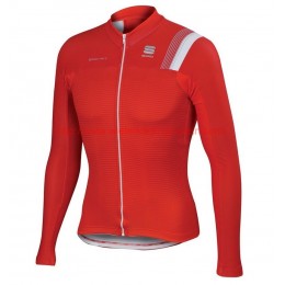 2016 Sportful JSW rood Wielerkleding Wielershirt lange mouw 213739