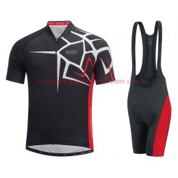 2017 Gore Element Adrenaline 40 Zwart-Rood Fietskleding Fietsshirt Korte+Korte Fietsbroeken Bib 20176914