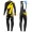 2016 Specialized Team LS zwart-geel Winter Set Wielerkleding Wielershirt lange mouw+Lange fietsbroeken Bib 213717