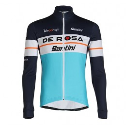 TEAM DE-ROSA SANTINI 2020 Wielershirts lange mouw blauw 9XSF5